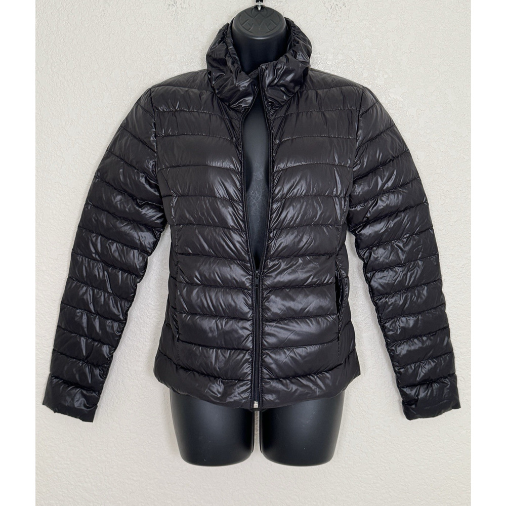 RUDSAK Down Puffer Coat Black Semi-Gloss Insulated Lightweight Outdoor XS